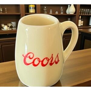 Coors Golden Brewery Beer Miniature Mug Glass Cup Ceramic 1970's Doll House Size